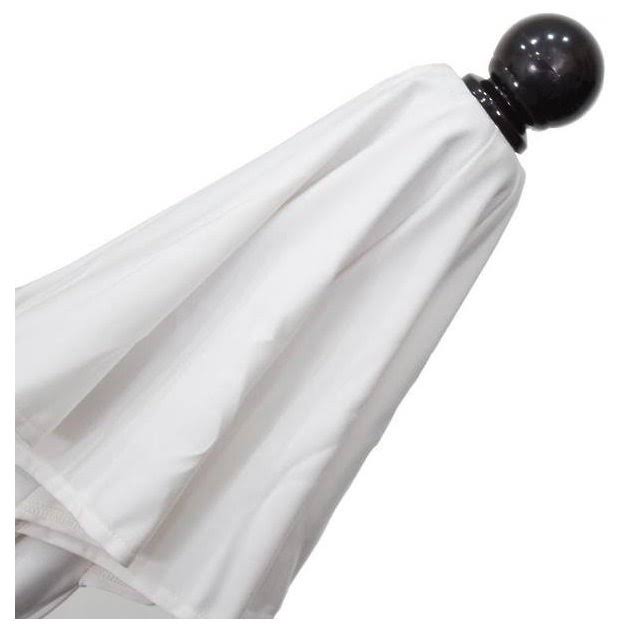 White 9' Market Umbrella S9963