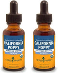 Organic California Poppy Liquid Extract 1 Ounce Pack of 2 D7743