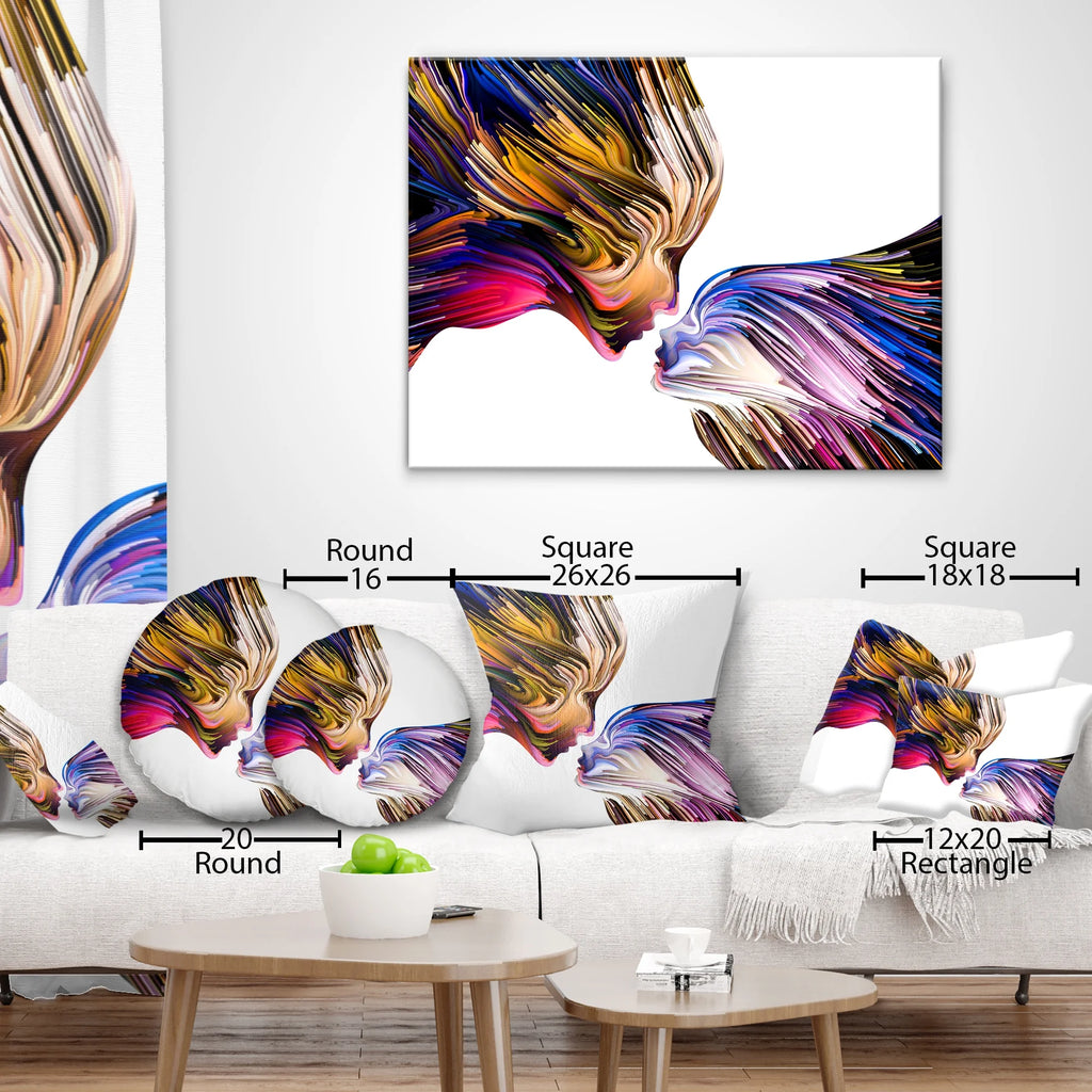 Antelope Canyon Landscape Photo Throw Pillow M3178