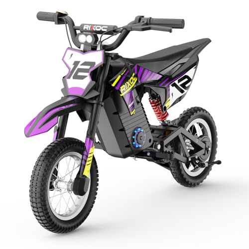 Kids Electric Dirt Bike 25KM/h Adjustable Speed Black B68999