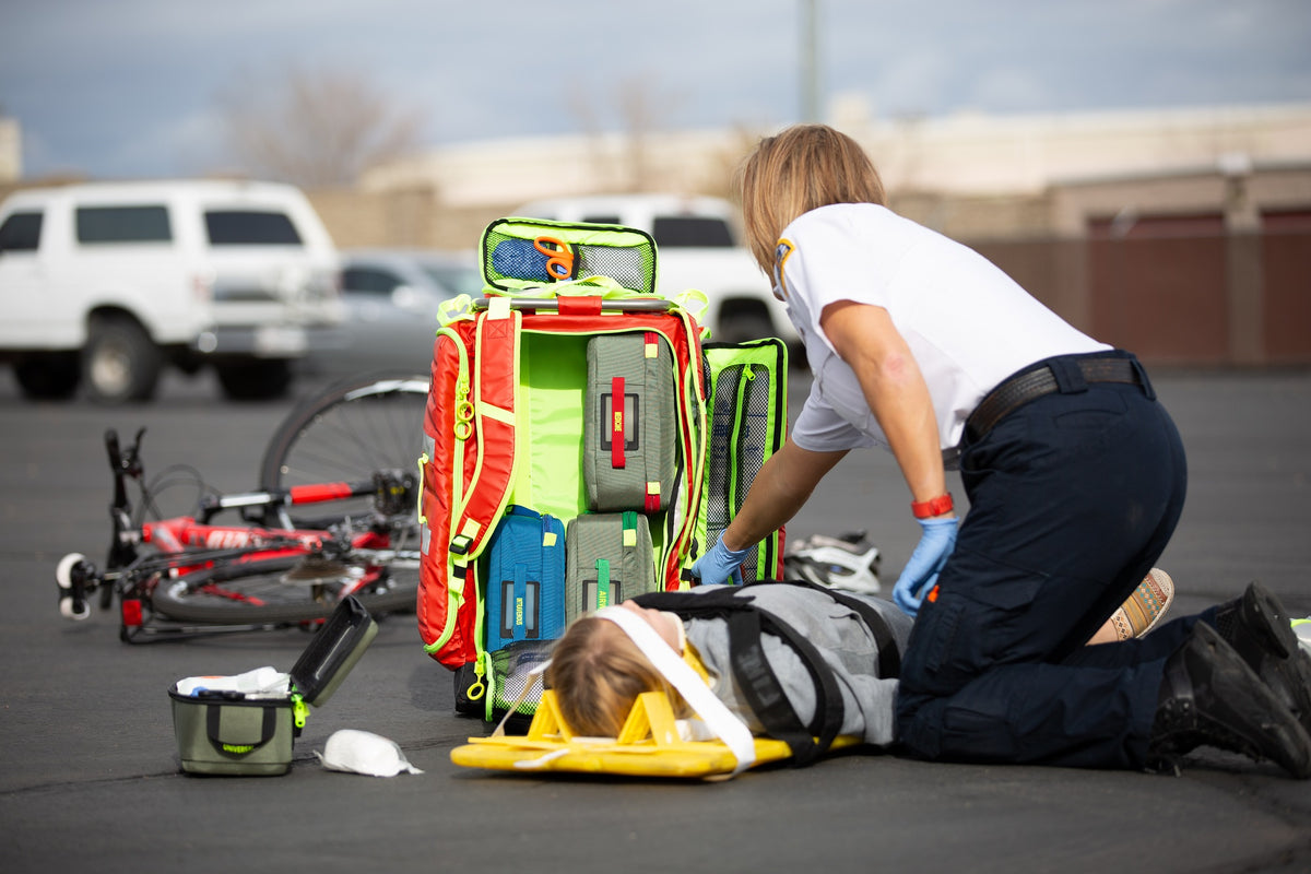 Red EMS Backpack N7904