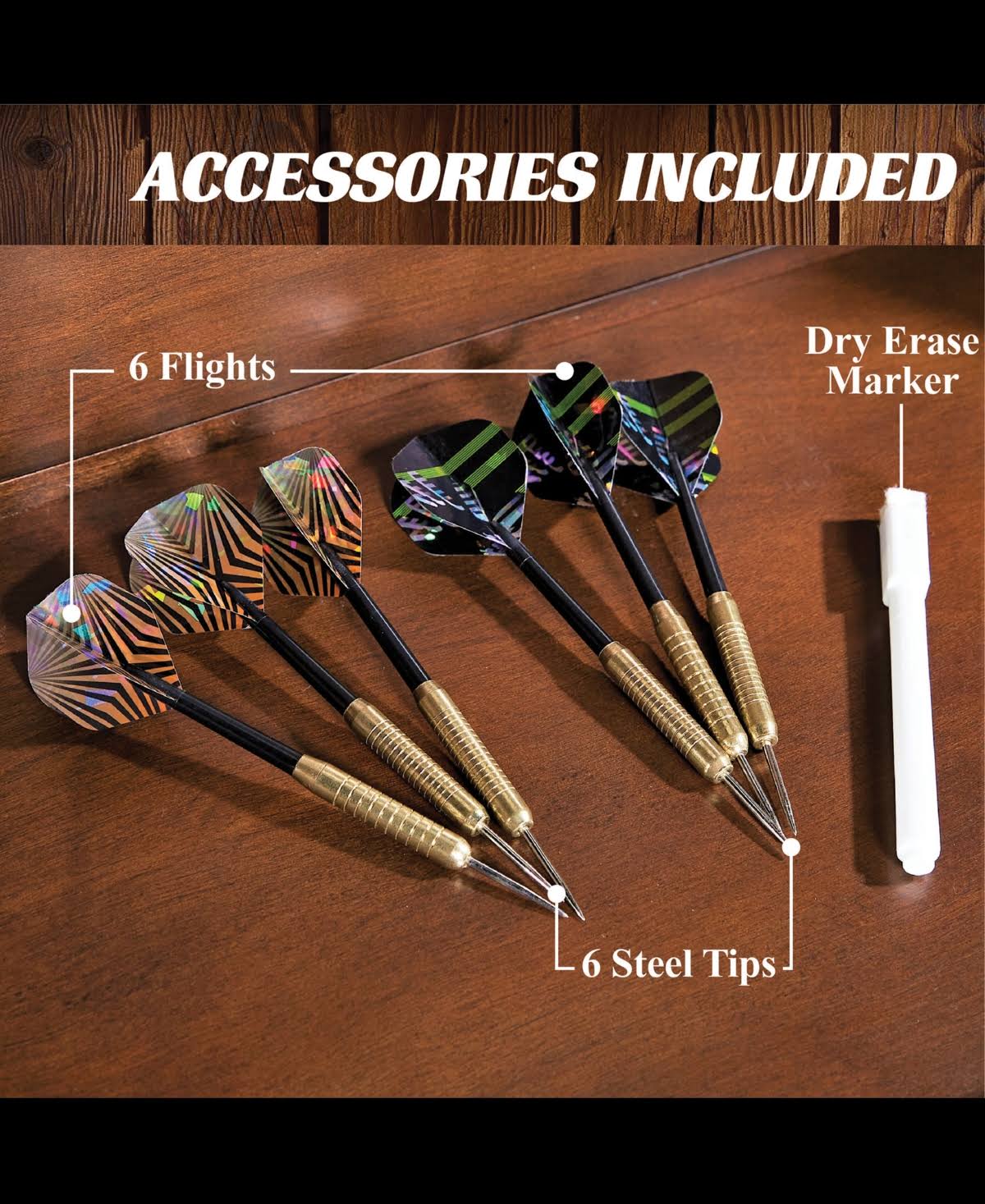 Bristle Dartboard & Cabinet Set S790