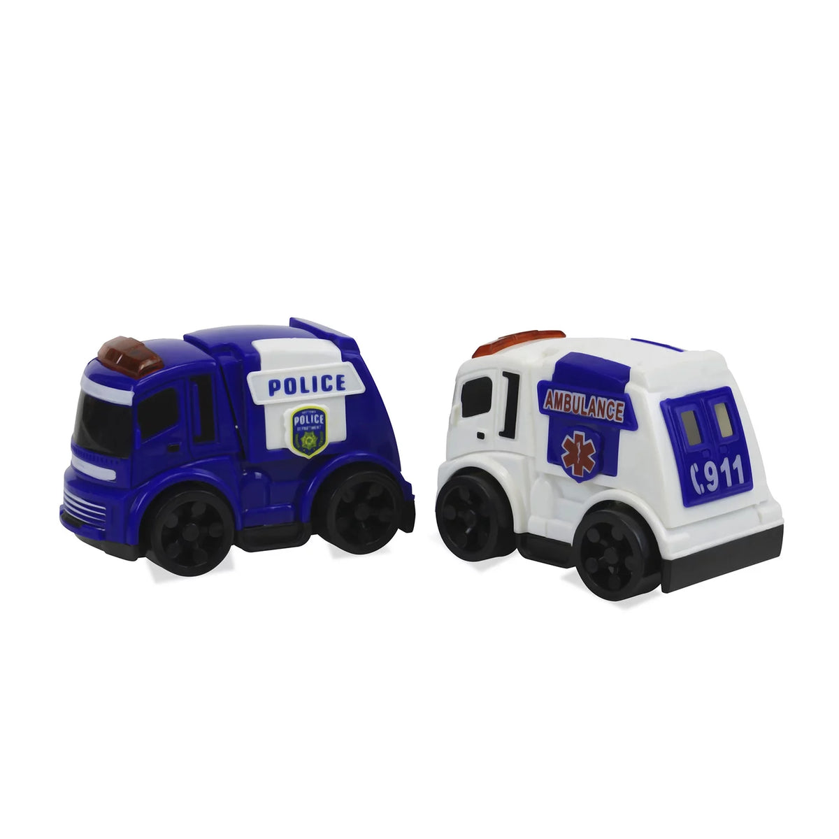 Set of 6 Friction Powered Toy Cars R7569