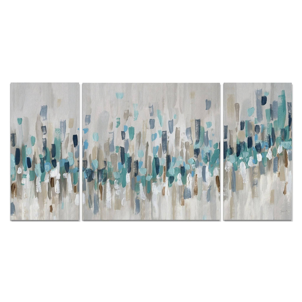 Blue Multi Piece Art Large M4794