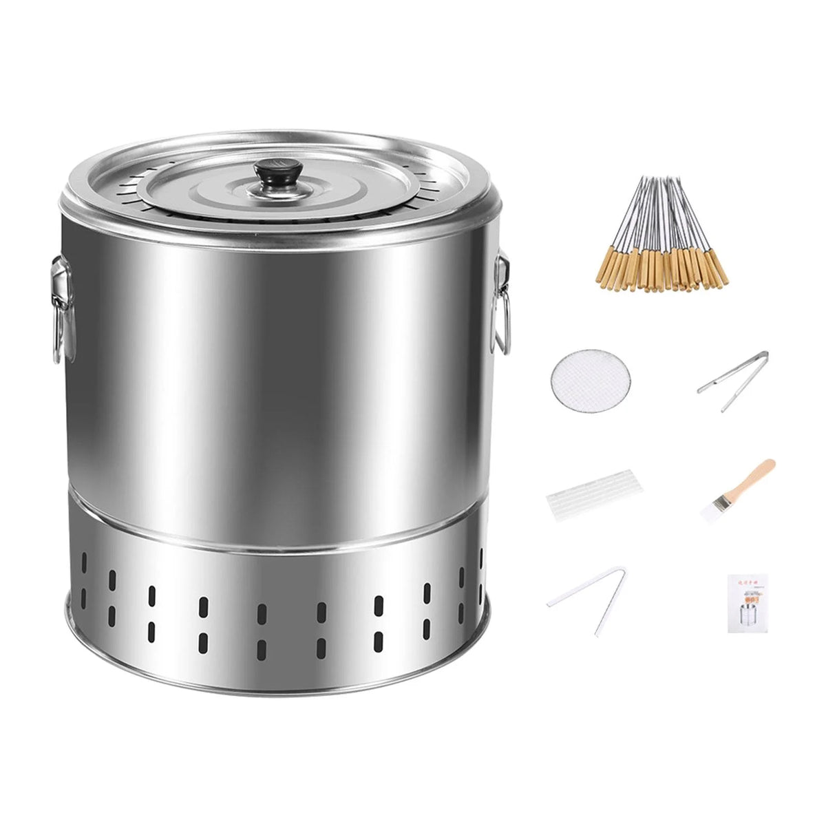 Smokeless Stainless Steel Barbecue Grill O405039