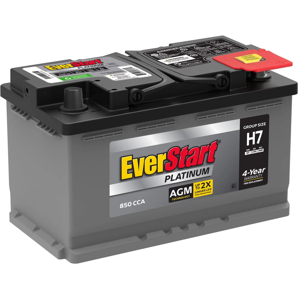Platinum AGM Automotive Battery, Group Size H7 / LN4 / 94R 12 Volt, 800 CCA 140 RC F247