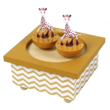 Caramel Dancing Sophie The Girafe Music Box Q323
