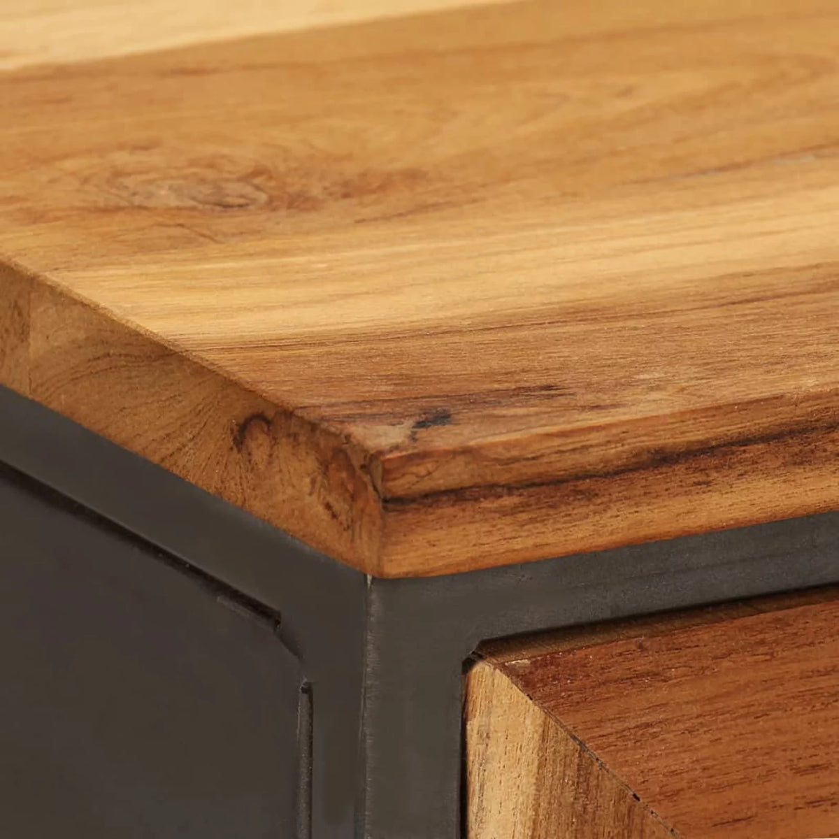 Recycled Teak and Steel Sideboard I1215