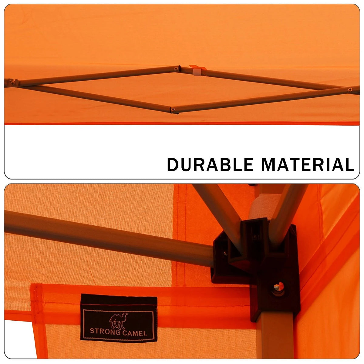 10'x10' Pop Up Canopy with Carry Bag 210D Oxford Fabric X64362