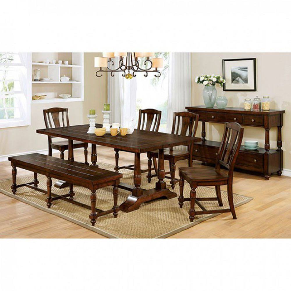 Brown Cherry Set of 2 Side Chair B3701