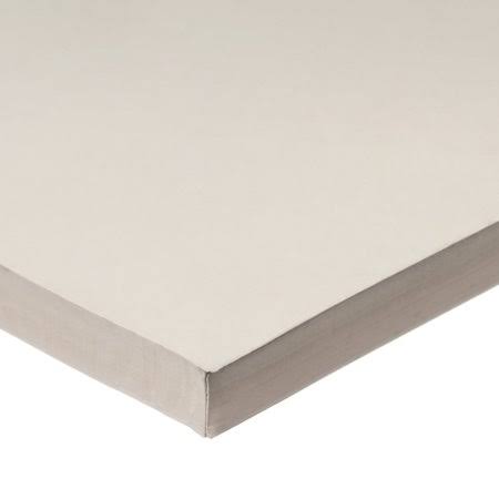 White FDA Silicone Rubber Sheet with High Temp Adhesive A32157