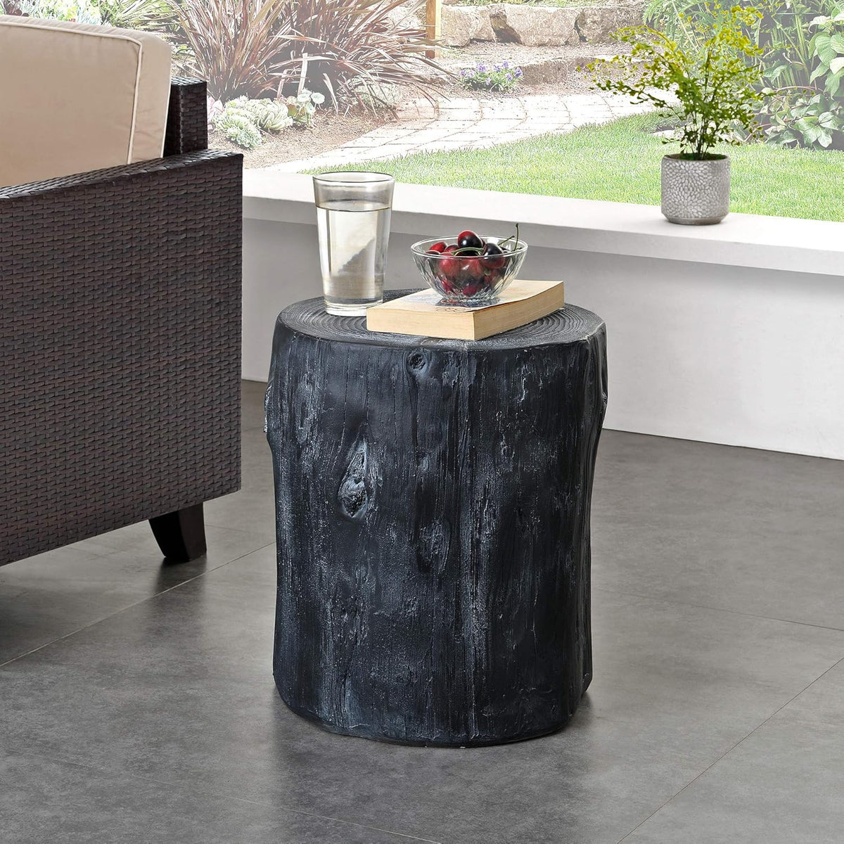 Weathered Gray Log Table I11151