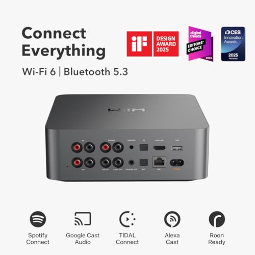 3.5" Touchscreen Music Streamer & Digital Preamp, Space Gray I54135