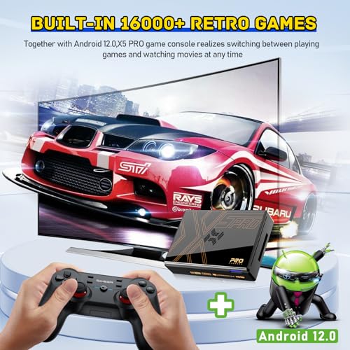 Retro Game Console with 16000+ Games, 8K UHD Output, Wireless Controllers I96545