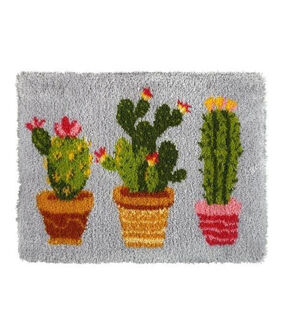Cactus Rug Latch Hook Kit X1932
