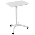 Standing Mobile Laptop Cart with Height Adjustable Platform I776