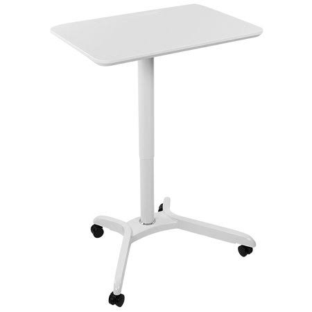 Standing Mobile Laptop Cart with Height Adjustable Platform I776