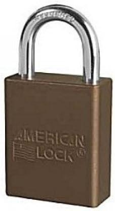 6 Pack Solid Aluminum Body Padlock F589