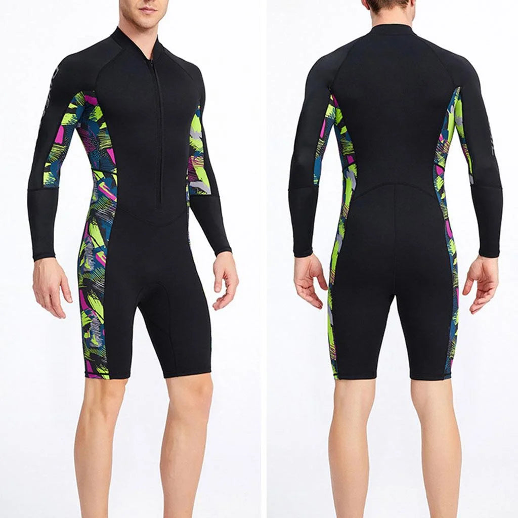 1.5mm Wetsuit Shorty Front Zip Long Sleeve P9992
