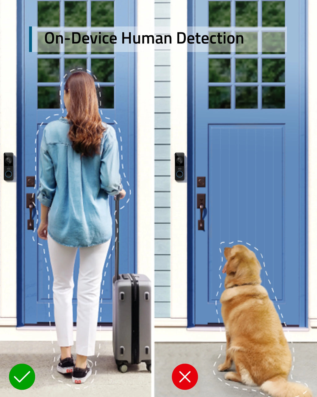Wireless 1080p Video Doorbell with Chime W63984