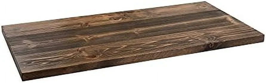 Solid Wood Coffee Table Top 18 in. x 36 in. x 1.25 in. Reclaimed Pine Y756