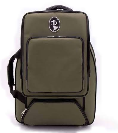 Moss Green Nylon French Horn Case with Extra Pockets X2575