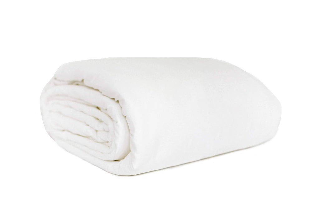 White Twin Silk Comforter O3164