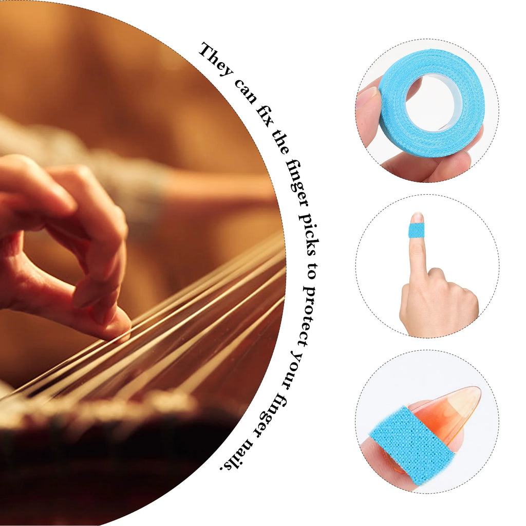 10 Rolls Self-adhesive Guitar Finger Tapes A296