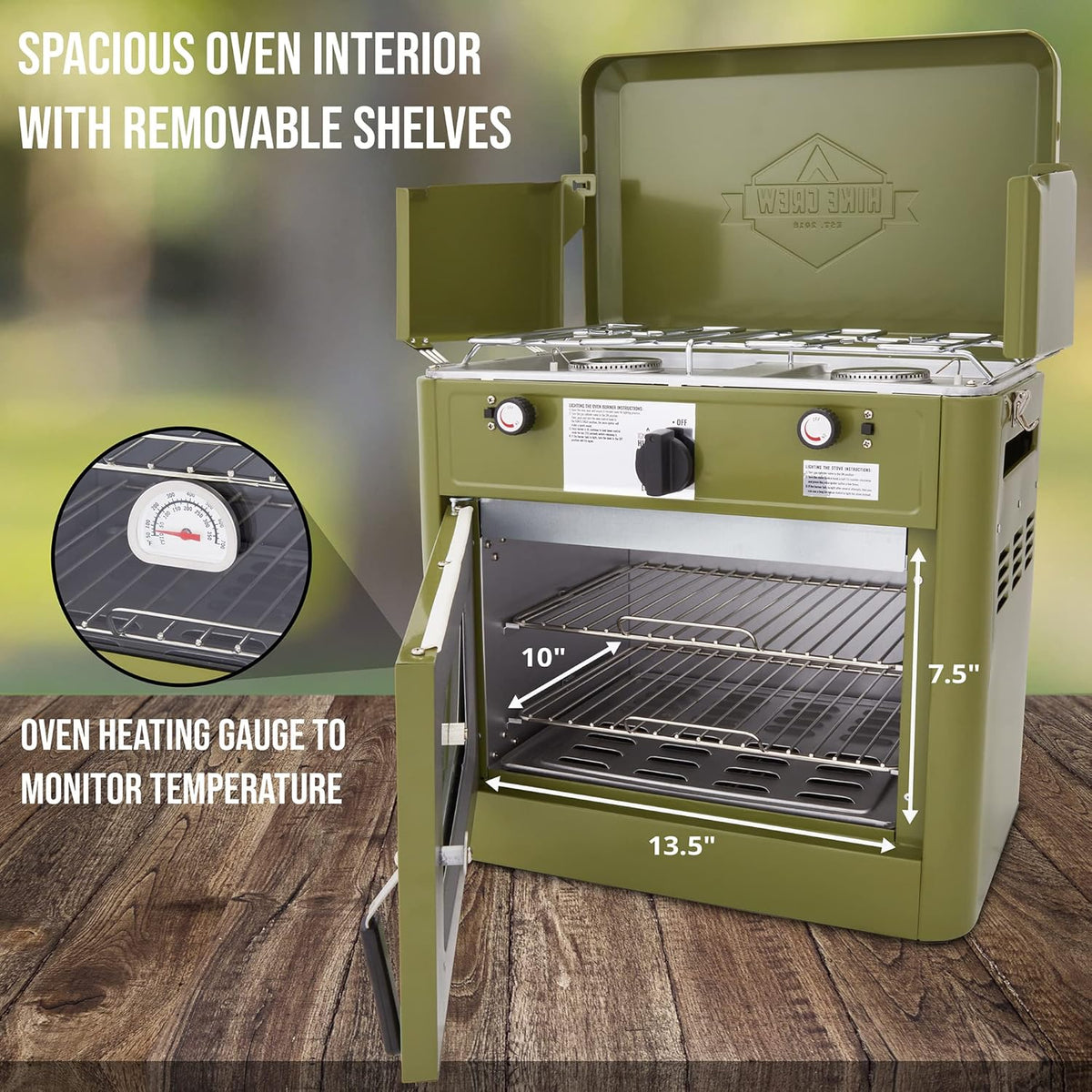 Outdoor Gas Camping Oven with Carry Bag S86435