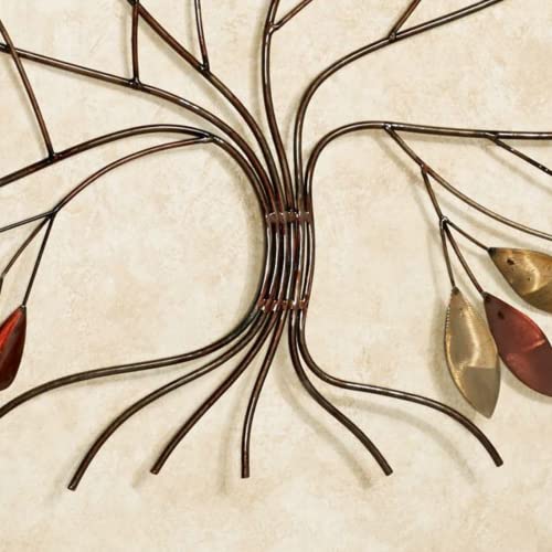 Multi Metallic Metal Wall Art Tree Sculpture G44932