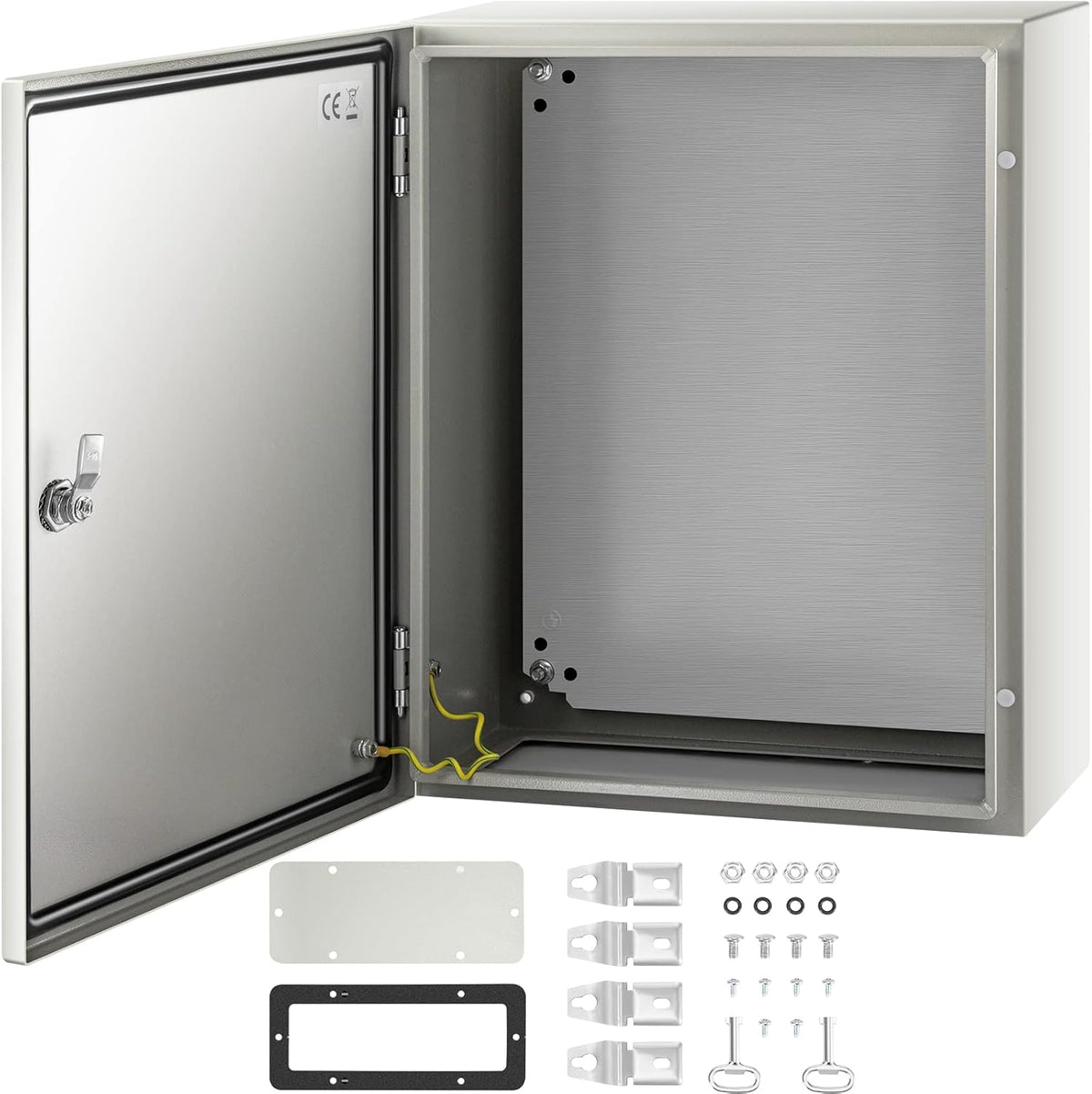 20 x 16 x 8'' NEMA 4X Steel Electrical Box with Mounting Plate G507