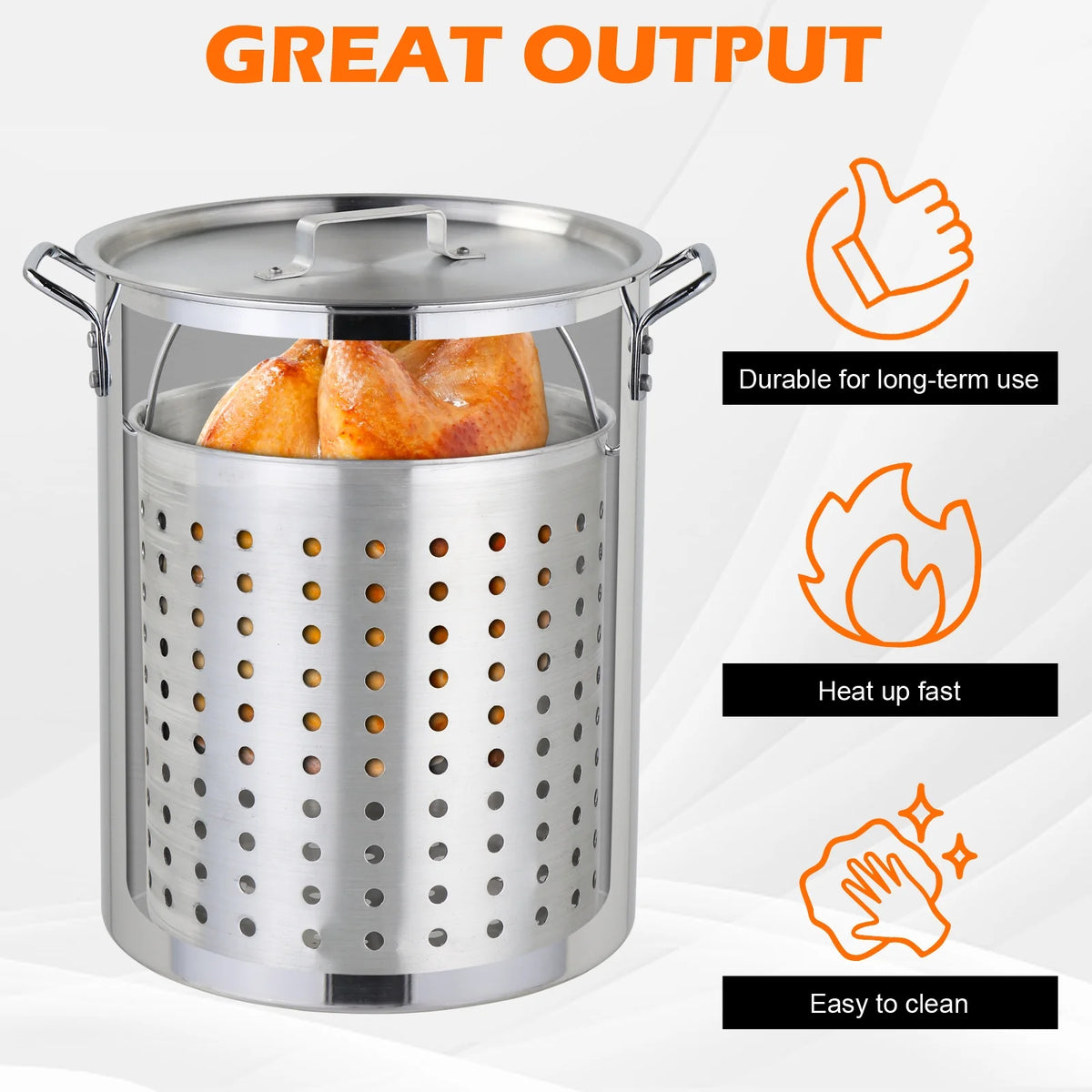 30qt Propane Outdoor Fryer I8012