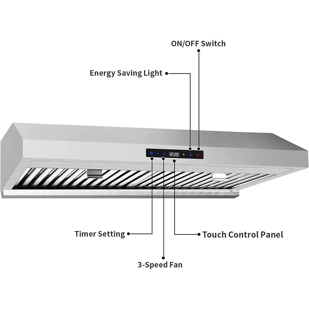 30 inch Stainless Steel Under Cabinet Range Hood 600 CFM I4440