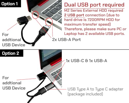1TB USB 3.0 Portable External Hard Drive S1963