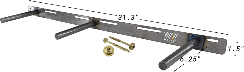 32 Inch Heavy Duty Solid Steel Shelf Bracket, Pack of 2 K516