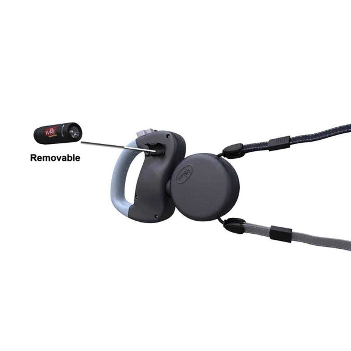 Retractable Leash with Light 360 Coupler S998