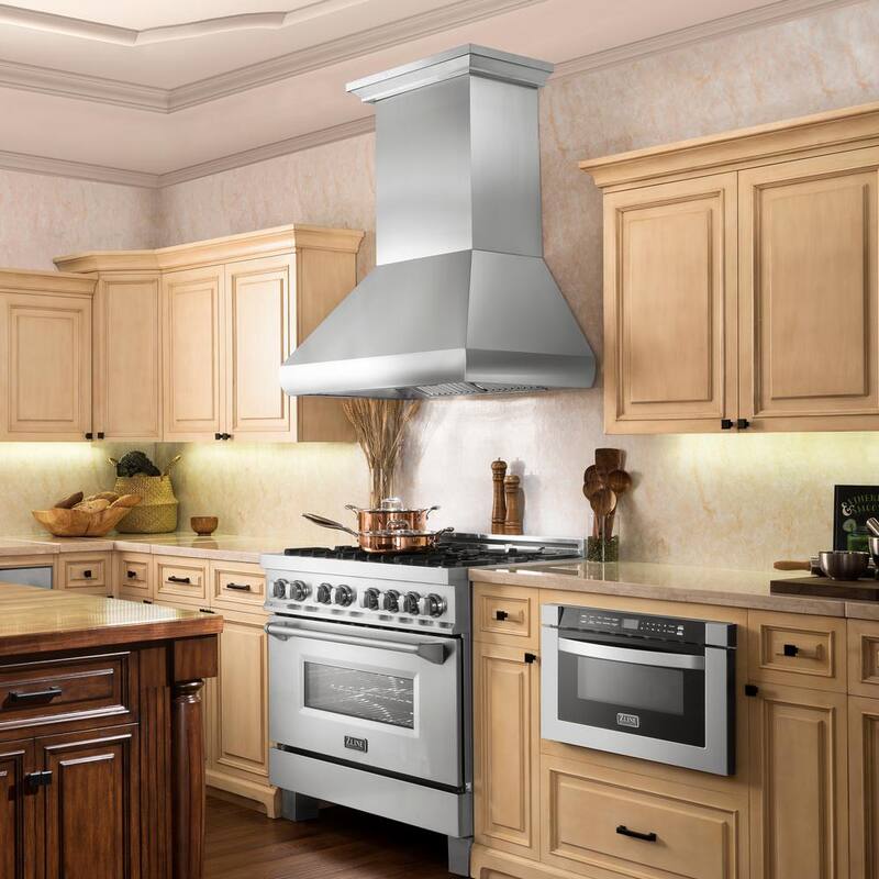 48 in. 700 CFM Stainless Steel Wall Mount Range Hood J3980