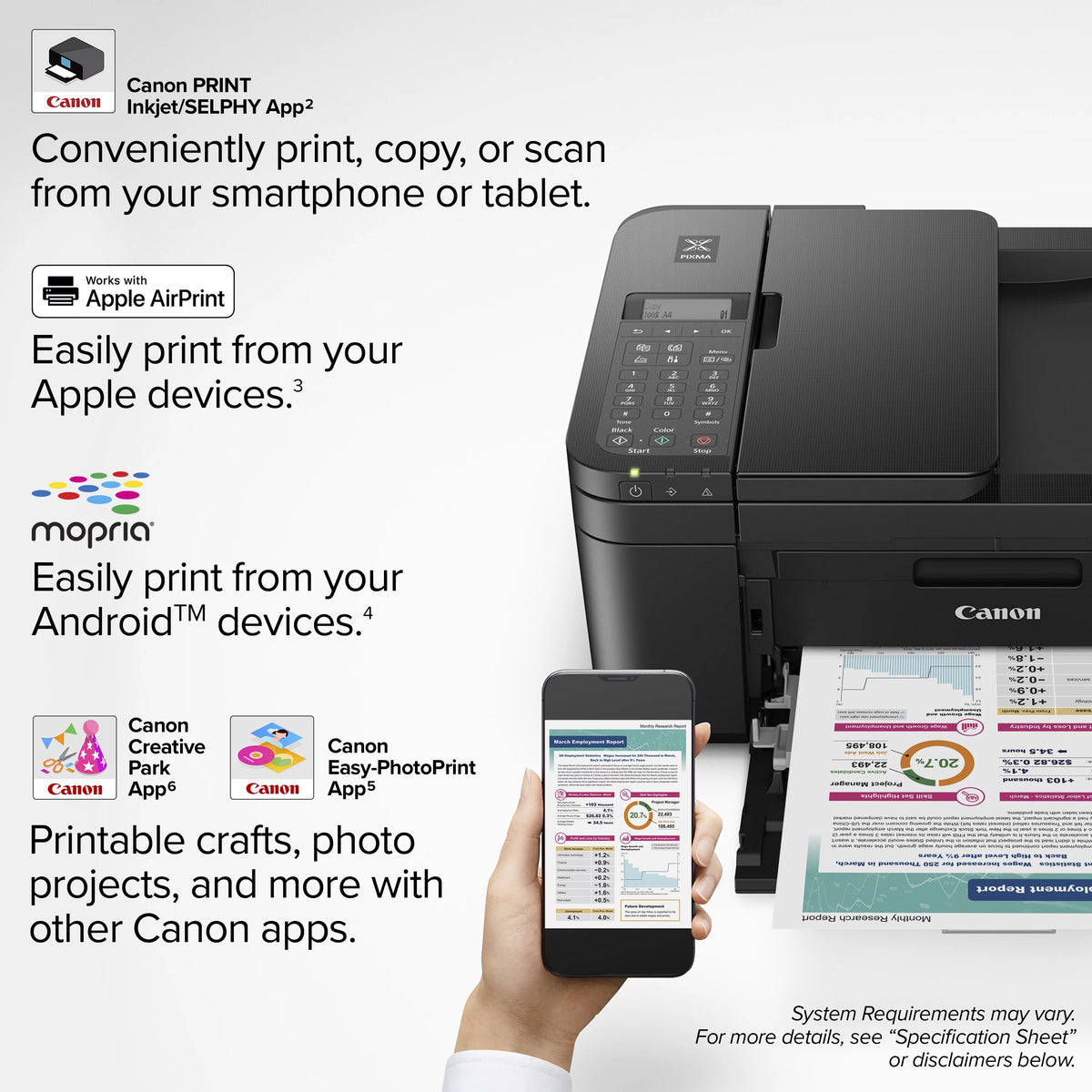 Wireless All-in-One InkJet Printer with ADF D887