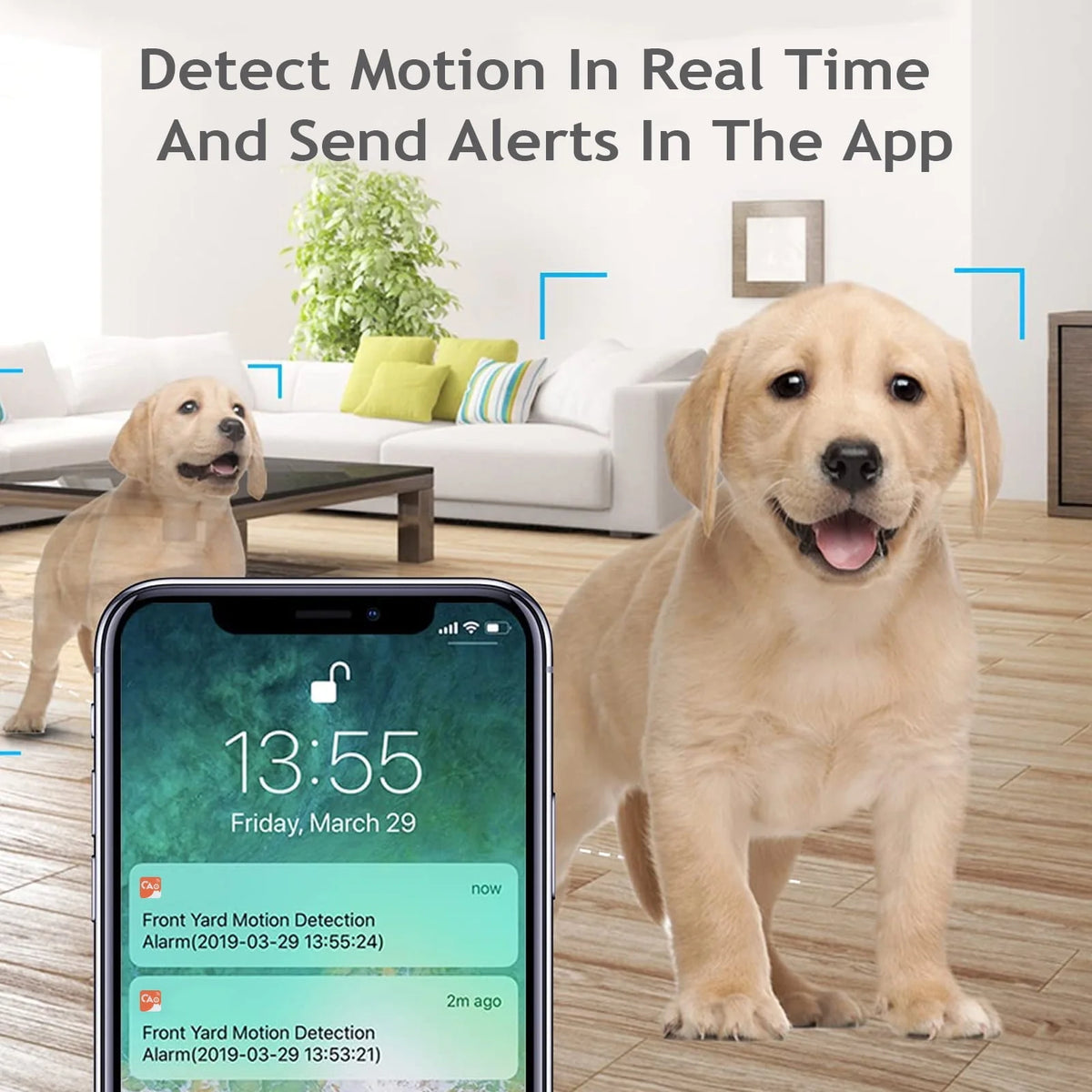 Baby Monitor Security Camera, 360° 1080P HD WiFi Camera W290069
