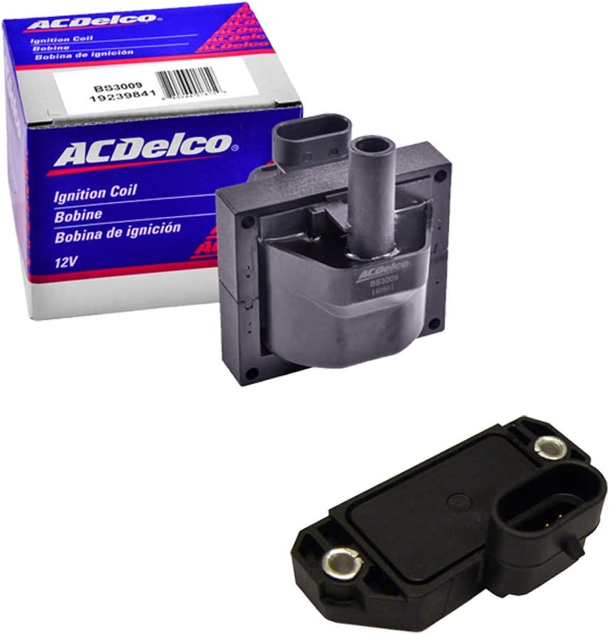 1 Ignition Coil + 1 Ignition Control Module for GM Chevrolet Cars & Trucks D8000