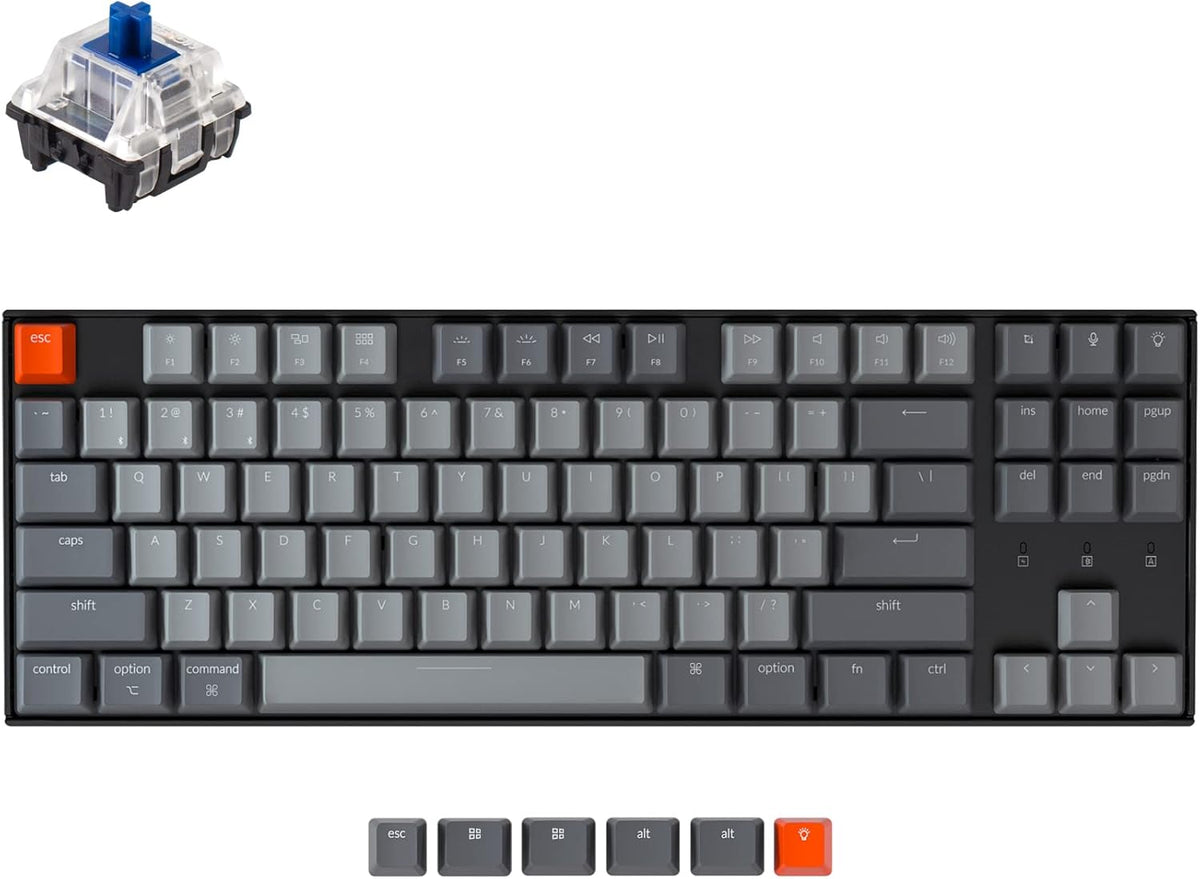 87 Keys Wireless Mechanical Keyboard X203944