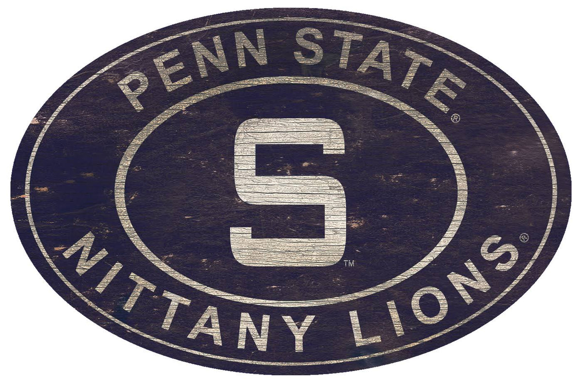NCAA Heritage Team Logo Oval Sign J780