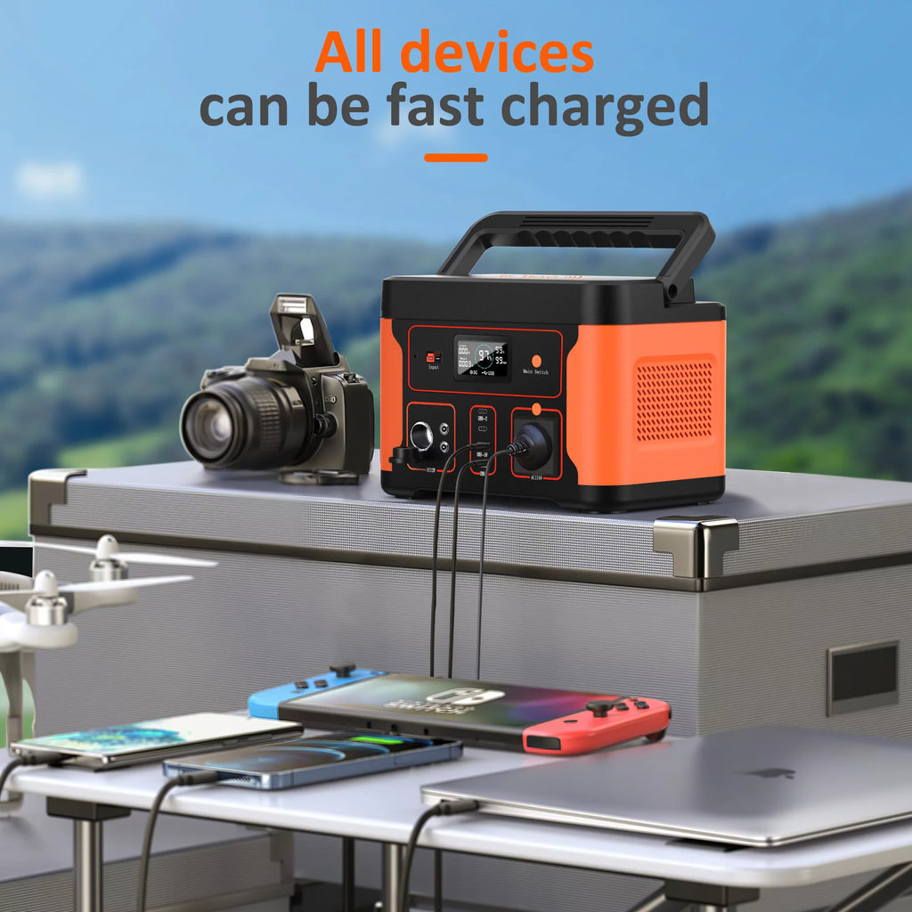 Portable Power Station 600W 550Wh LiFePO4 Battery M911880