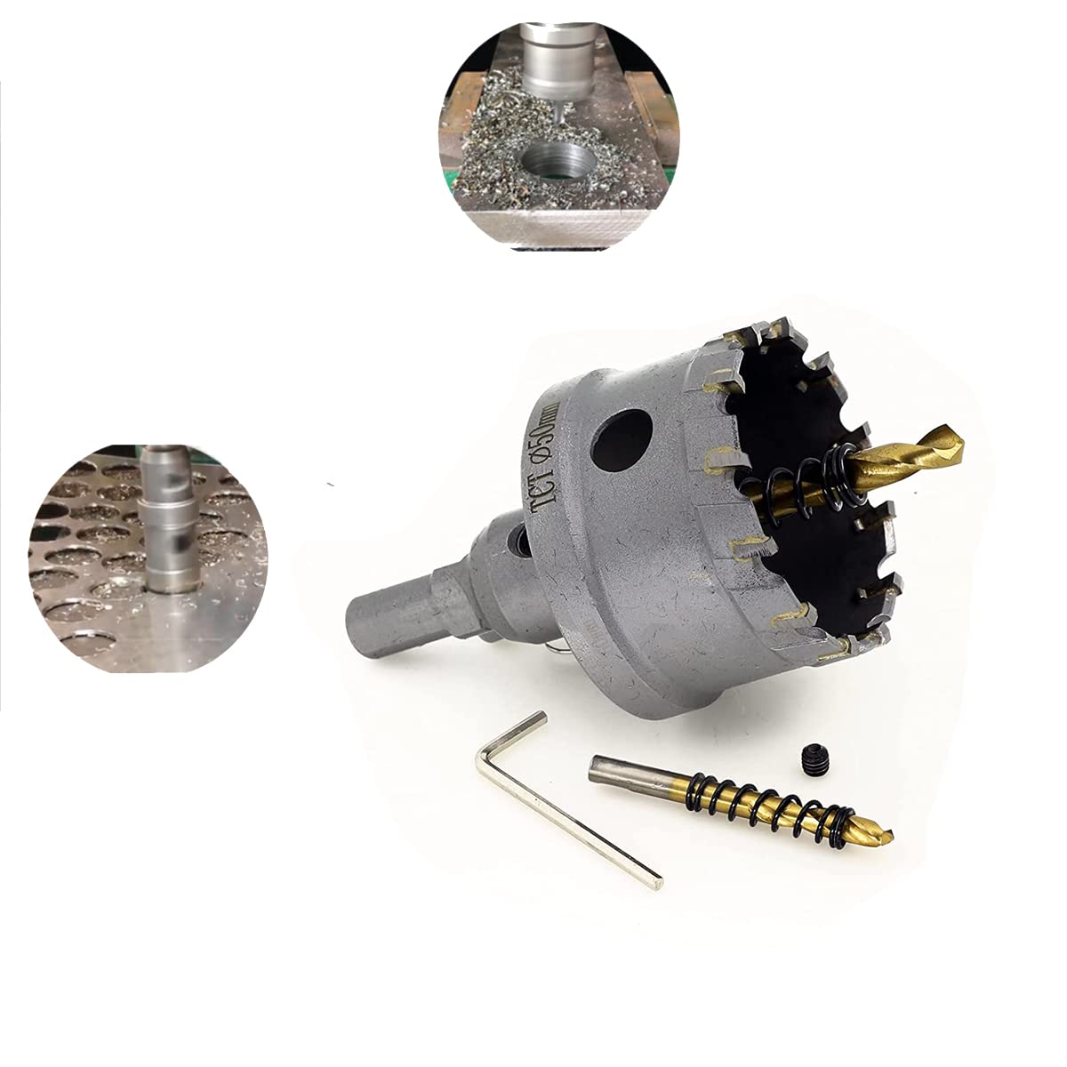 10 Pcs Tungsten Carbide Tipped Hole Saw Kit F145143