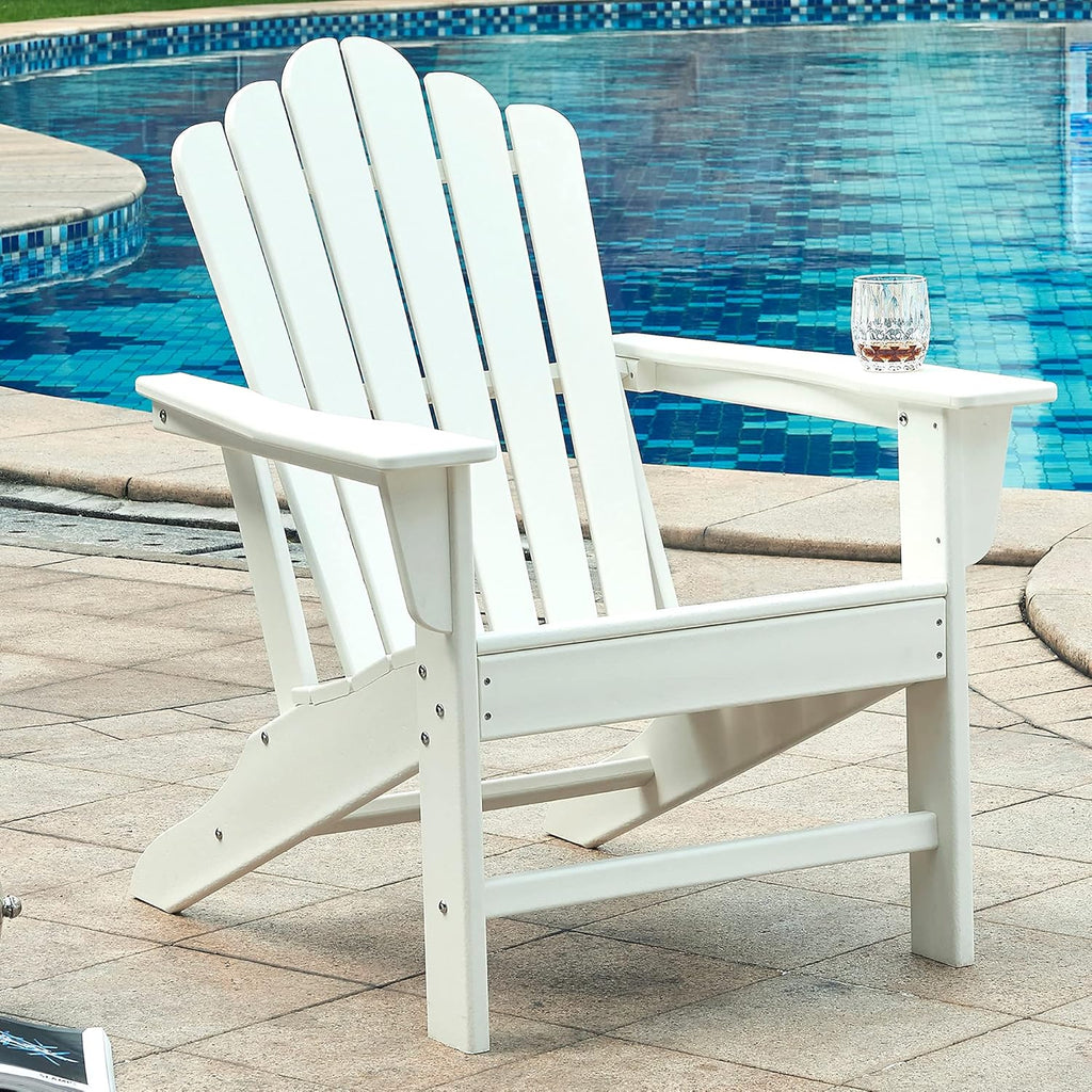 Slate Grey Weather Resistant Adirondack Chair E75090