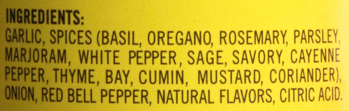 Italian Medley Seasoning Blend, 2 oz F95027
