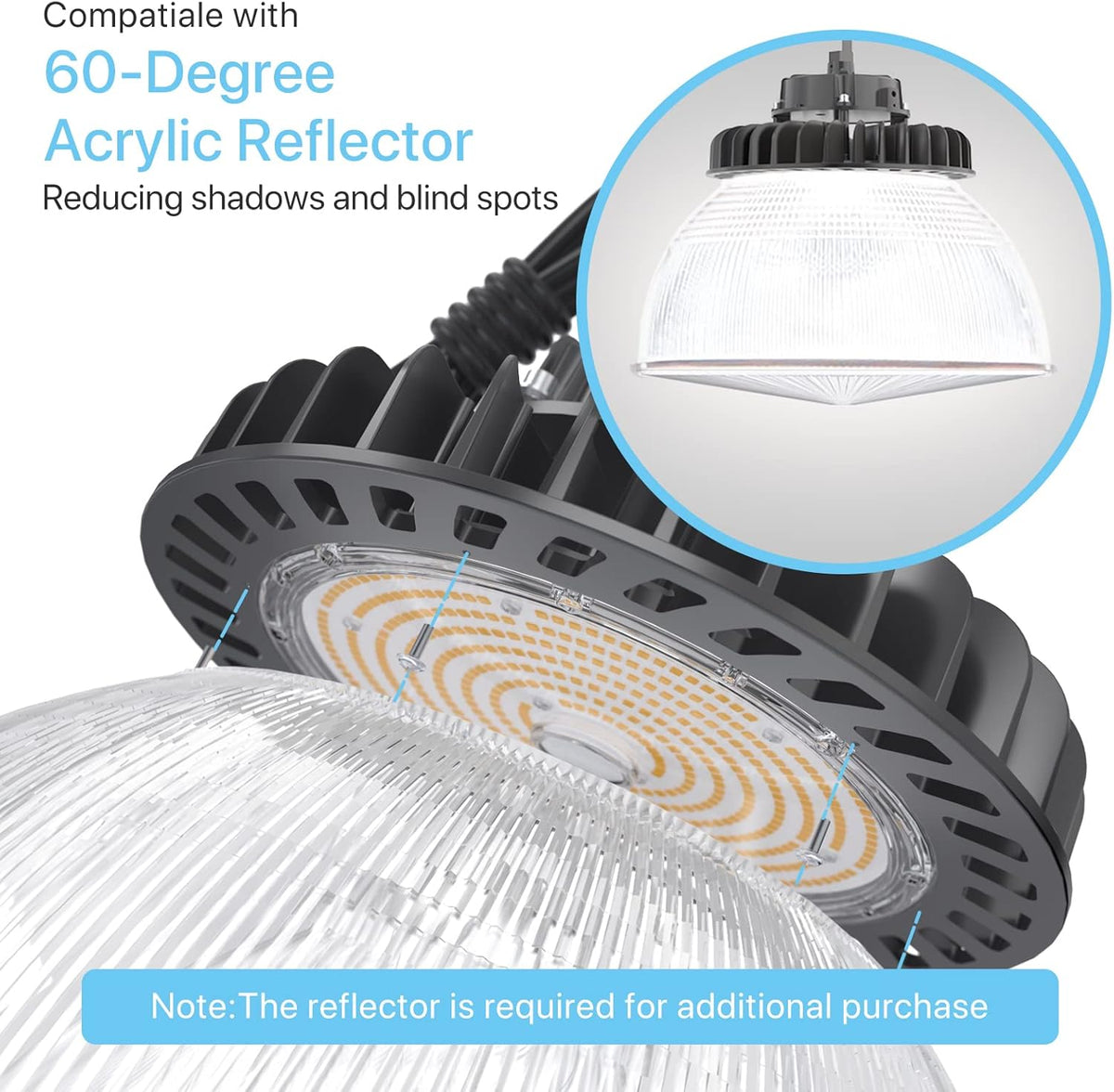 100W 14000LM Dimmable LED High Bay Light U9729
