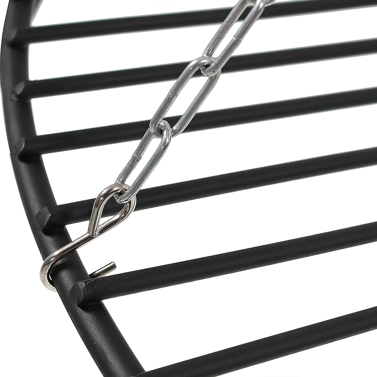 Black 22 Inch Steel Tripod Grilling Set Z4634