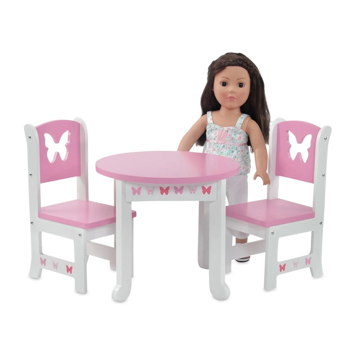 18 Inch Doll Kitchen Table and 2 Chair Dining Set A351