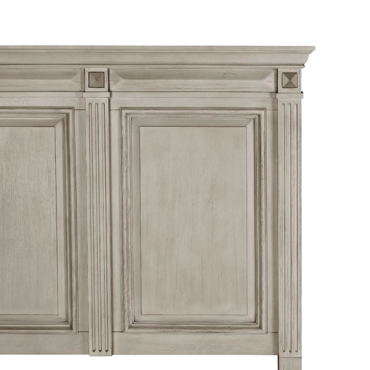 Queen Wood Bedroom Set with Dresser Mirror Nightstand Chest A6476